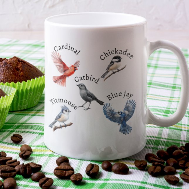 Taza De Café Regalo de observación de aves de Songbird (Subido por el creador)
