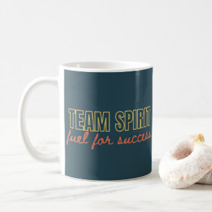 Taza De Café Regalo de Oficina Cita Inspiradora Espíritu de Equ