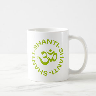 Taza De Café Regalo de OM Shanti Shanti Shanti