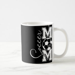 Taza De Café Regalo de orgullo de mamá de fútbol vintage para h