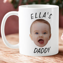 Regalo de papá con foto de bebé personalizada