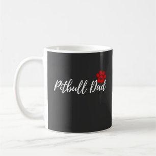 Taza De Café Regalo de papá de perro de Pitbull para amantes de
