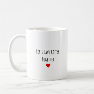 Taza De Café Regalo de pareja romántica personalizada