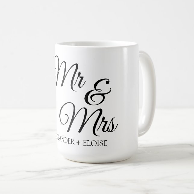 Taza De Café Regalo de parejas en aniversario de boda (Anverso derecho)