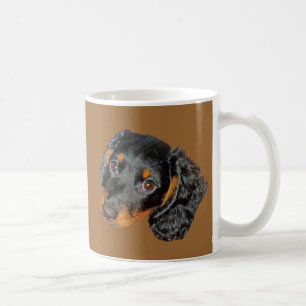 Taza De Café Regalo de pelo largo del Dachshund