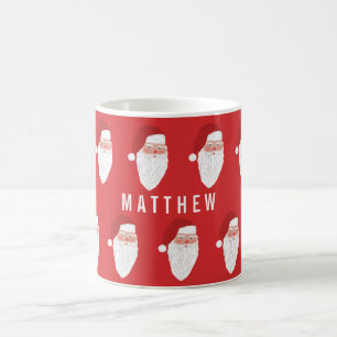 Taza De Café Regalo de peluche de Navidades Santa Personalizado
