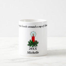 Taza De Café Regalo de Personalizable de alegría para Navidades