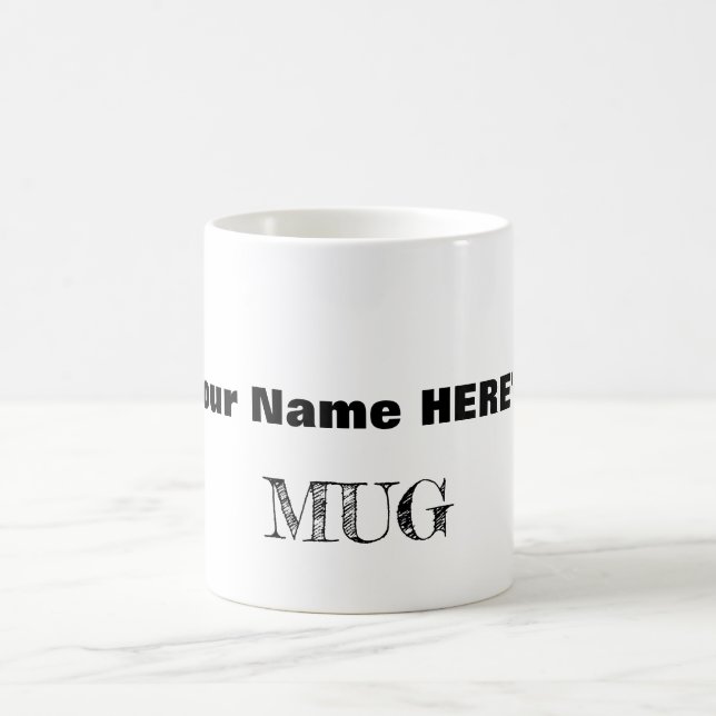Taza De Café Regalo de personalizado Mug, regalo de cumpleaños  (Centro)