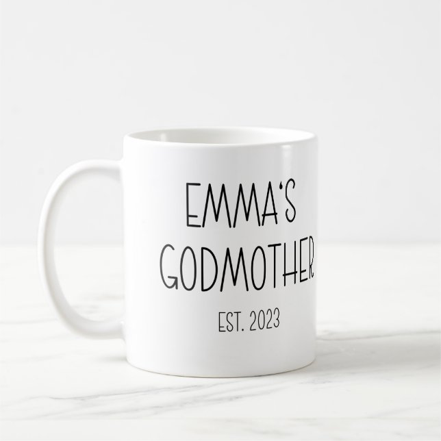 Taza De Café Regalo de personalizado para la abuela Mug (Izquierda)