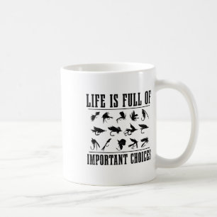 Taza De Café Regalo de pesca con mosca Pesca vintage Pescador d