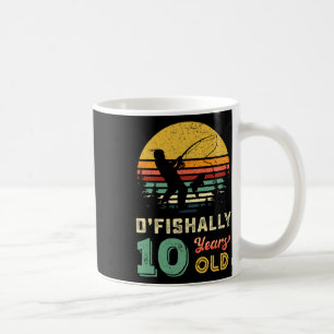 Taza De Café Regalo de pesca para niños de 10 años 