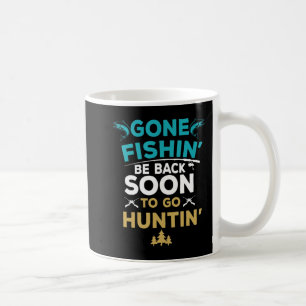 Taza De Café Regalo de pescador de caza de peces divertidos