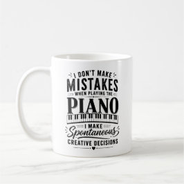 Taza De Café Regalo de piano para pianista y profesor de música
