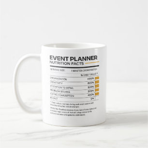 Taza De Café Regalo de planificador de eventos para coordinador