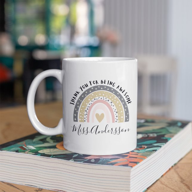 Taza De Café Regalo de profesor personalizado, regalo de profes (Subido por el creador)