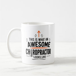 Taza De Café Regalo de quiropráctico para médico de columna