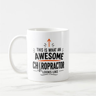Taza De Café Regalo de quiropráctico para médico de columna