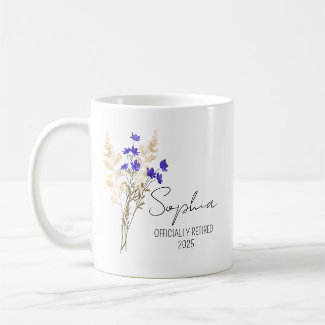 Taza De Café Regalo de retiro de personalizados, regalo de reti (Izquierda)