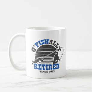 Taza De Café Regalo de retiro de pesca con retiro de pesca con 