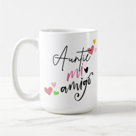 Taza De Café Regalo de ropa de bebé de Auntie a mi amigo