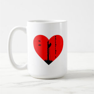 Taza De Café Regalo de San Valentín para arboristas/cirujanos d