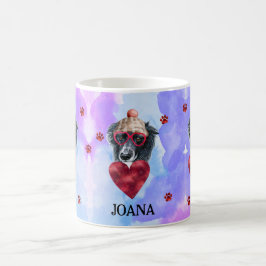 Taza De Café Regalo de San Valentín para Perro Border Collie de