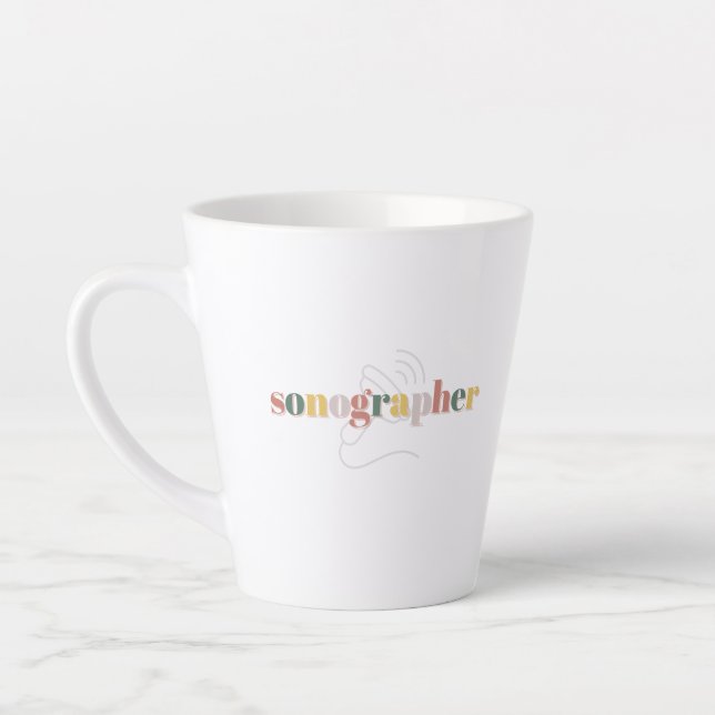 Taza de café/regalo de sonógrafo Coffee Mug/Sonogr (Izquierda)