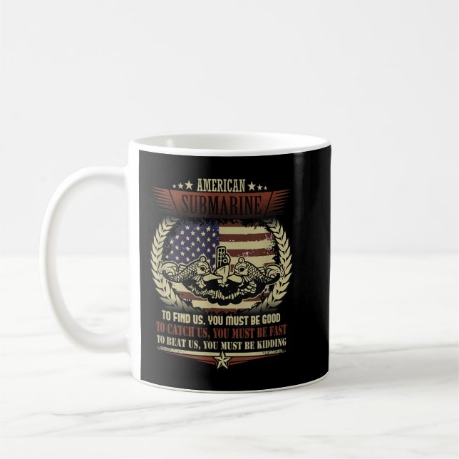 Taza De Café Regalo De Submarinos Militares Estadounidenses Par (Izquierda)
