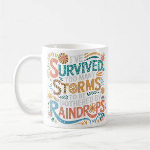Taza De Café Regalo de superviviente del Boho Motivational Past
