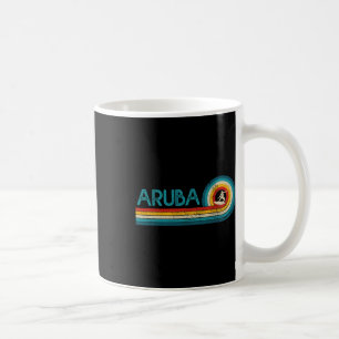 Taza De Café Regalo de surf vintage de playa Aru Surf