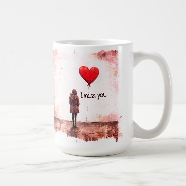 Taza De Café Regalo de te echo de menos (Derecha)