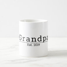 Regalo de tipografía minimalista Abuelo moderno Es