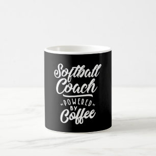 Taza De Café Regalo de título de trabajo del entrenador de Soft