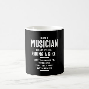 Taza De Café Regalo de títulos de trabajo de músico