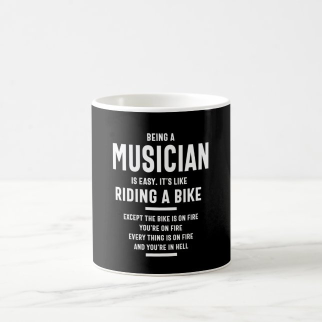 Taza De Café Regalo de títulos de trabajo de músico (Centro)