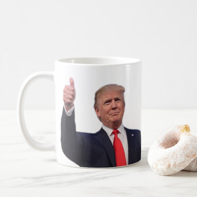 Taza De Café Regalo de Trump 2024 (Con donut)