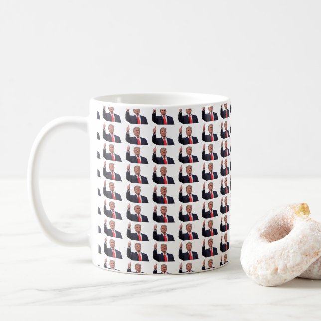 Taza De Café Regalo de Trump 2024 (Con donut)