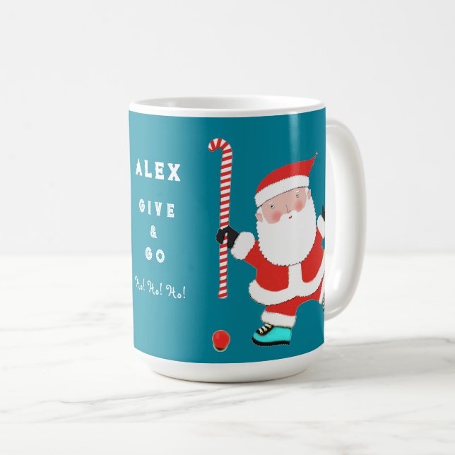 Taza De Café Regalo de vacaciones de hockey sobre hierba (Anverso derecho)