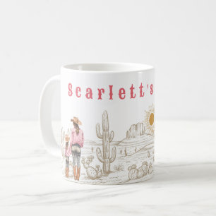 Taza De Café Regalo de vaqueras para mamá e hija 11oz