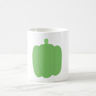 Taza De Café Regalo de vegetal pimiento verde lindo