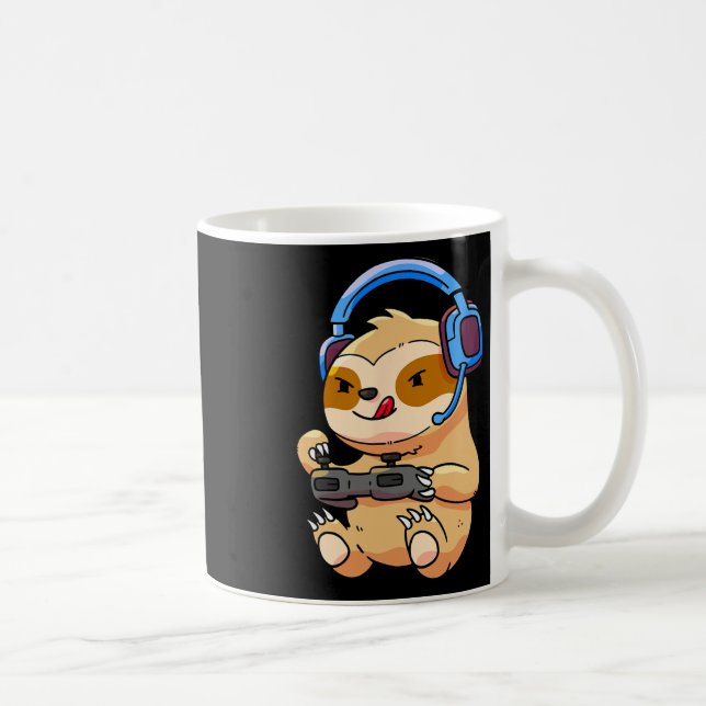 Taza De Café Regalo de videojuego de perezosos de Sloth Gaming (Derecha)