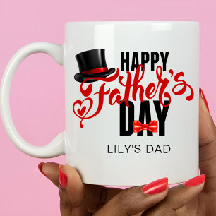 Taza De Café Regalo del abuelo de papá, padre moderno