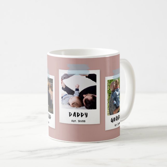 Taza De Café Regalo del abuelo del día del padre con estilo de  (Anverso derecho)