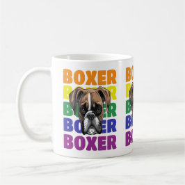 Taza De Café Regalo del amante de los perros boxeadores Café ta