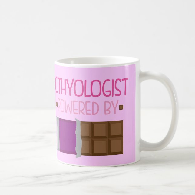 Taza De Café Regalo del chocolate del Ichthyologist para ella (Derecha)