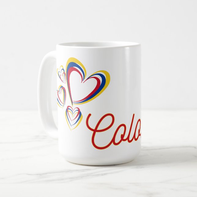 Taza De Café Regalo del Día de Colombia (Anverso izquierdo)