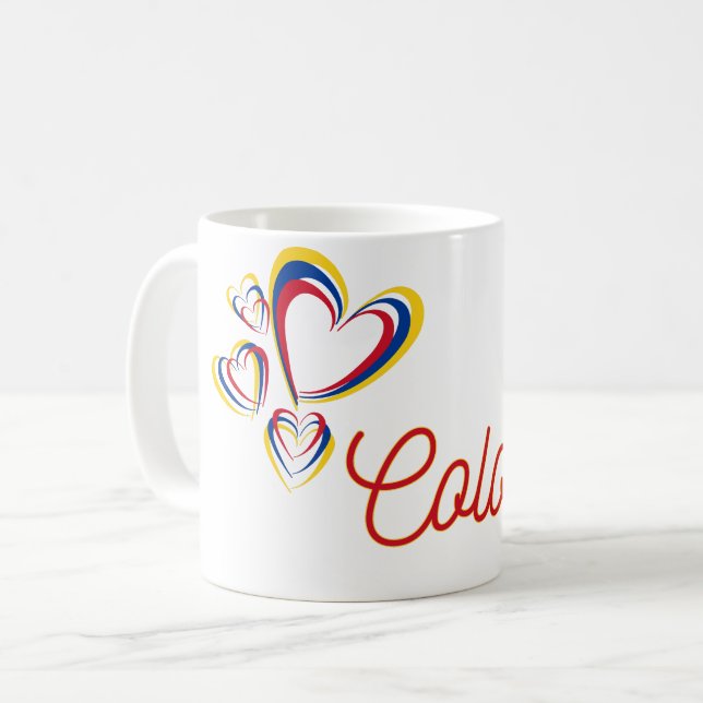 Taza De Café Regalo del Día de Colombia (Anverso izquierdo)
