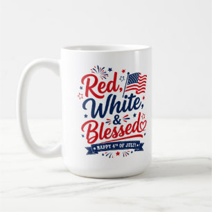 Taza De Café Regalo del Día de la Independencia Orgullo America