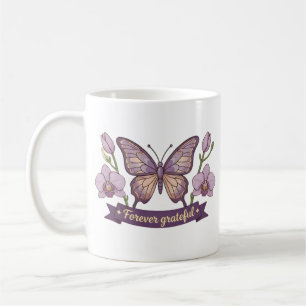 Taza De Café Regalo del Día de la Madre - Floral Mariposa Agrad