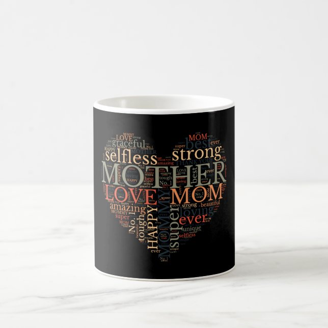 Taza De Café Regalo del Día de la Madre | Mejor mamá | Mamá fue (Centro)